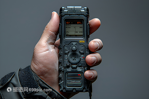 黑色对讲机 沟通的纽带与时代的印记